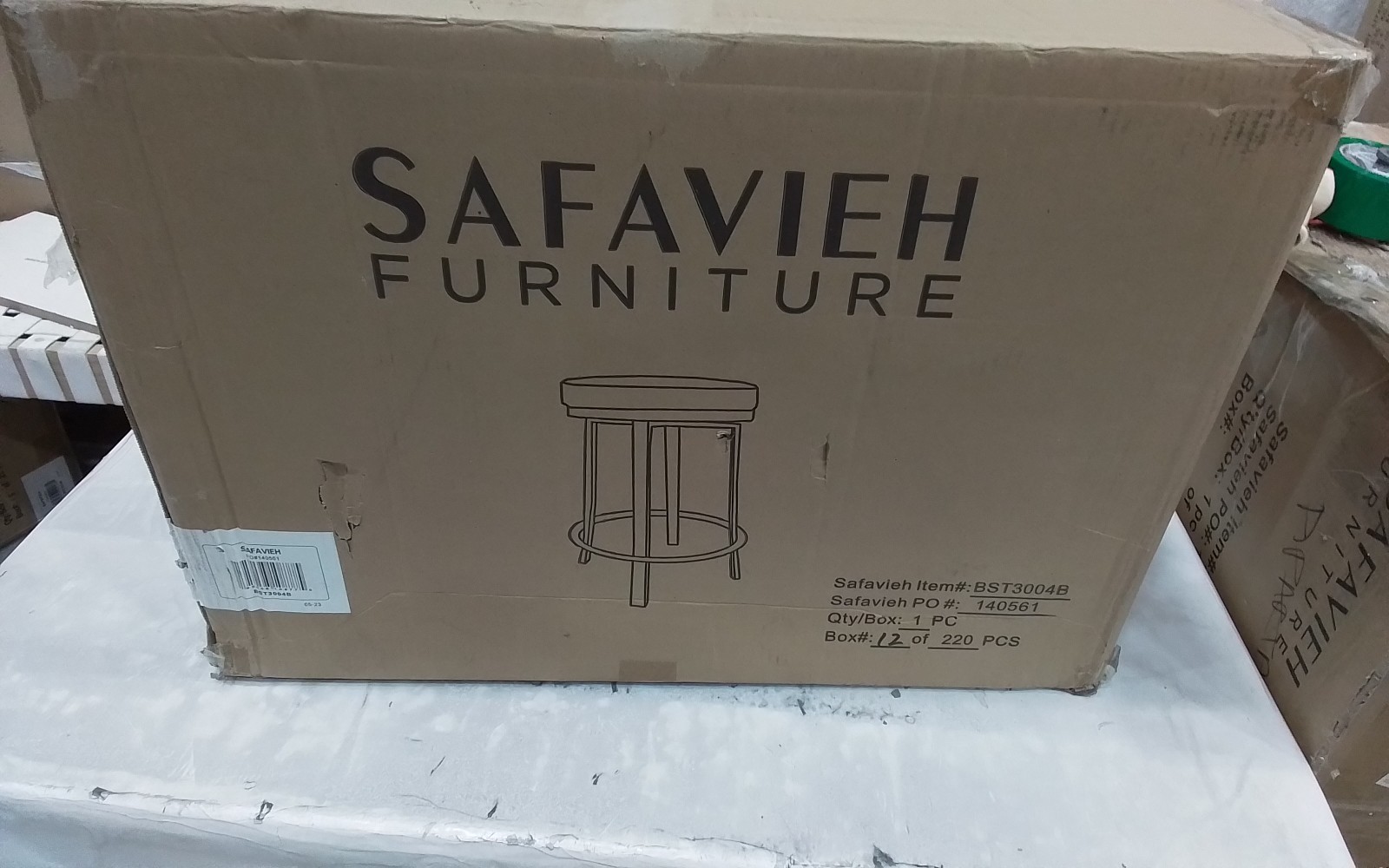 Safavieh OBITO SWIVEL COUNTER STOOL, Reduced Price 2172767875 BST3004B