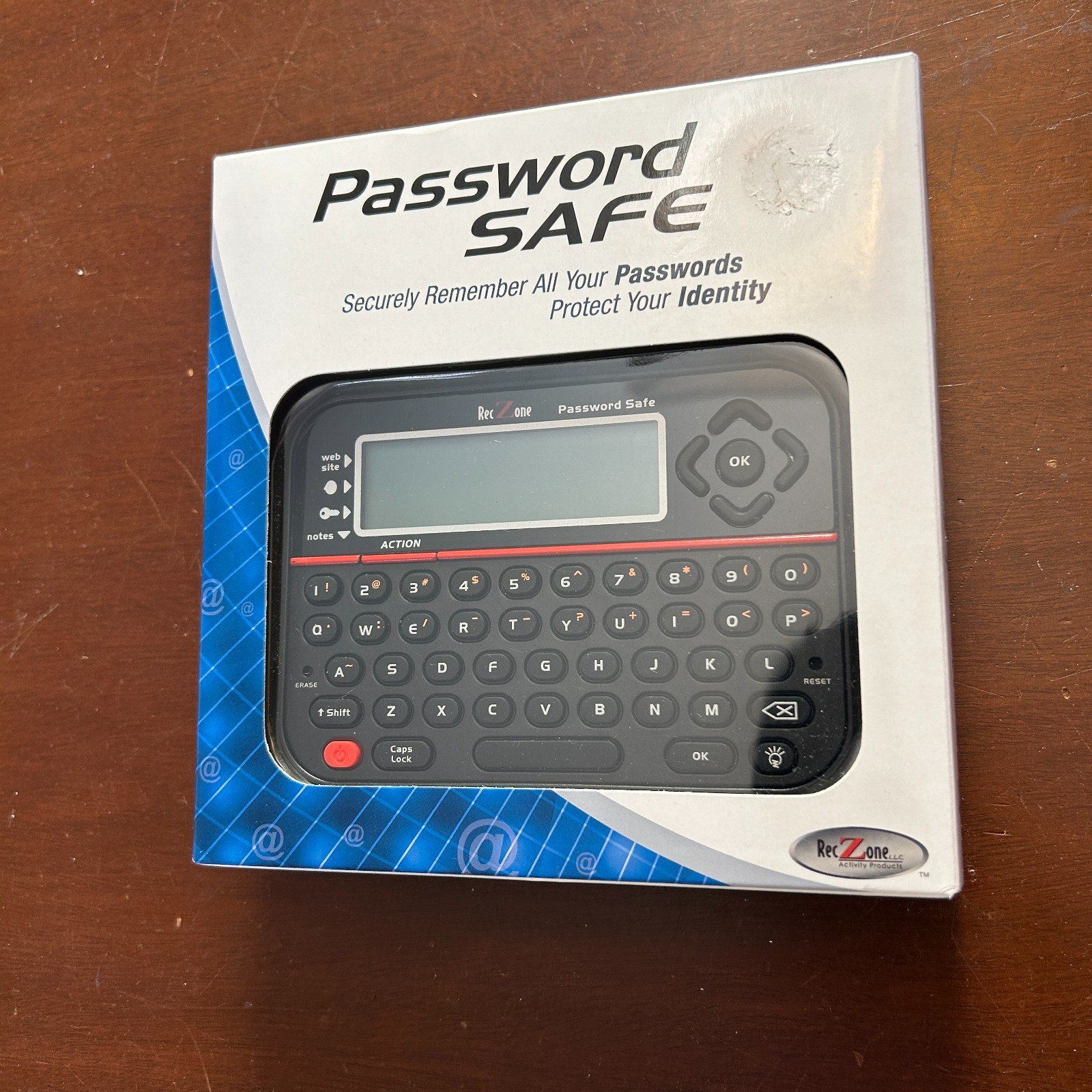 Password Keeper Safe Vault Password Organizer RecZone Model 595 Brand New
