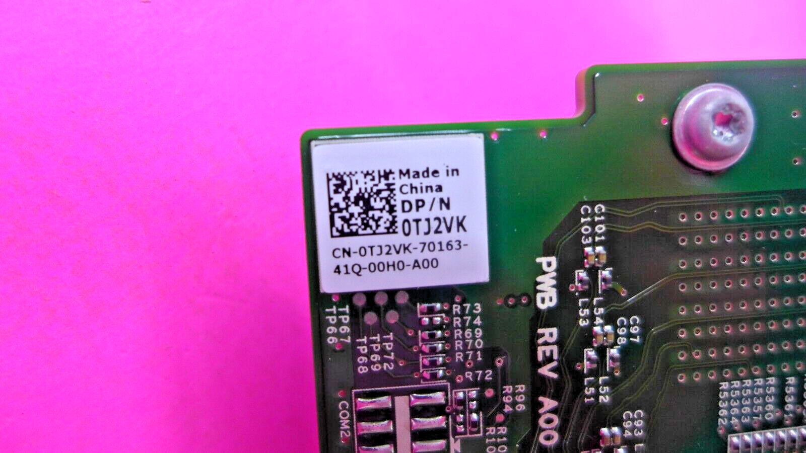 Genuine Dell PowerEdge Vrtx Hard Drive Backplane Controller TJ2VK