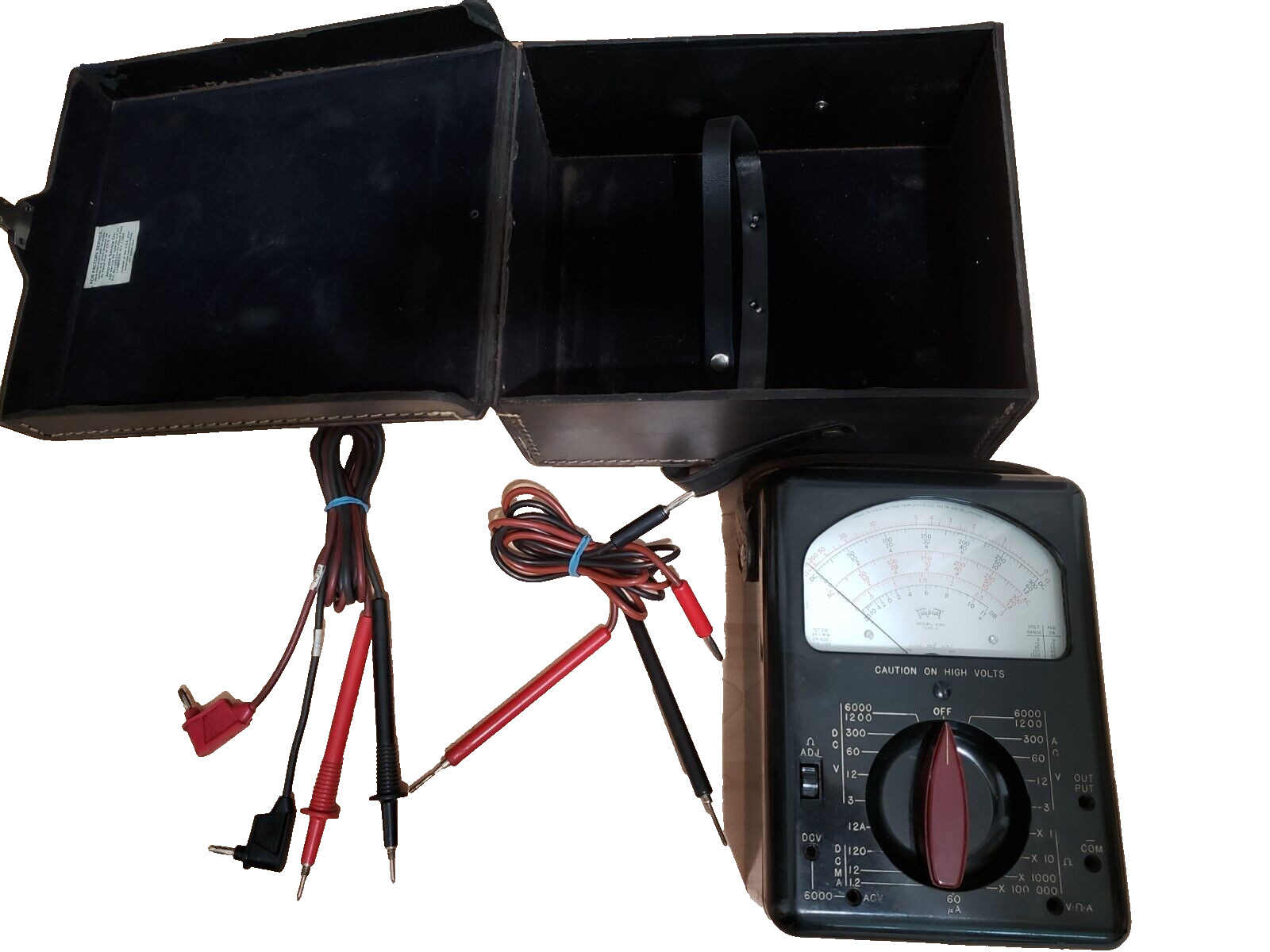 Triplett 630 TYPE 2 Classic Analog Volt-Ohm Milliammeter, 25 Ranges
