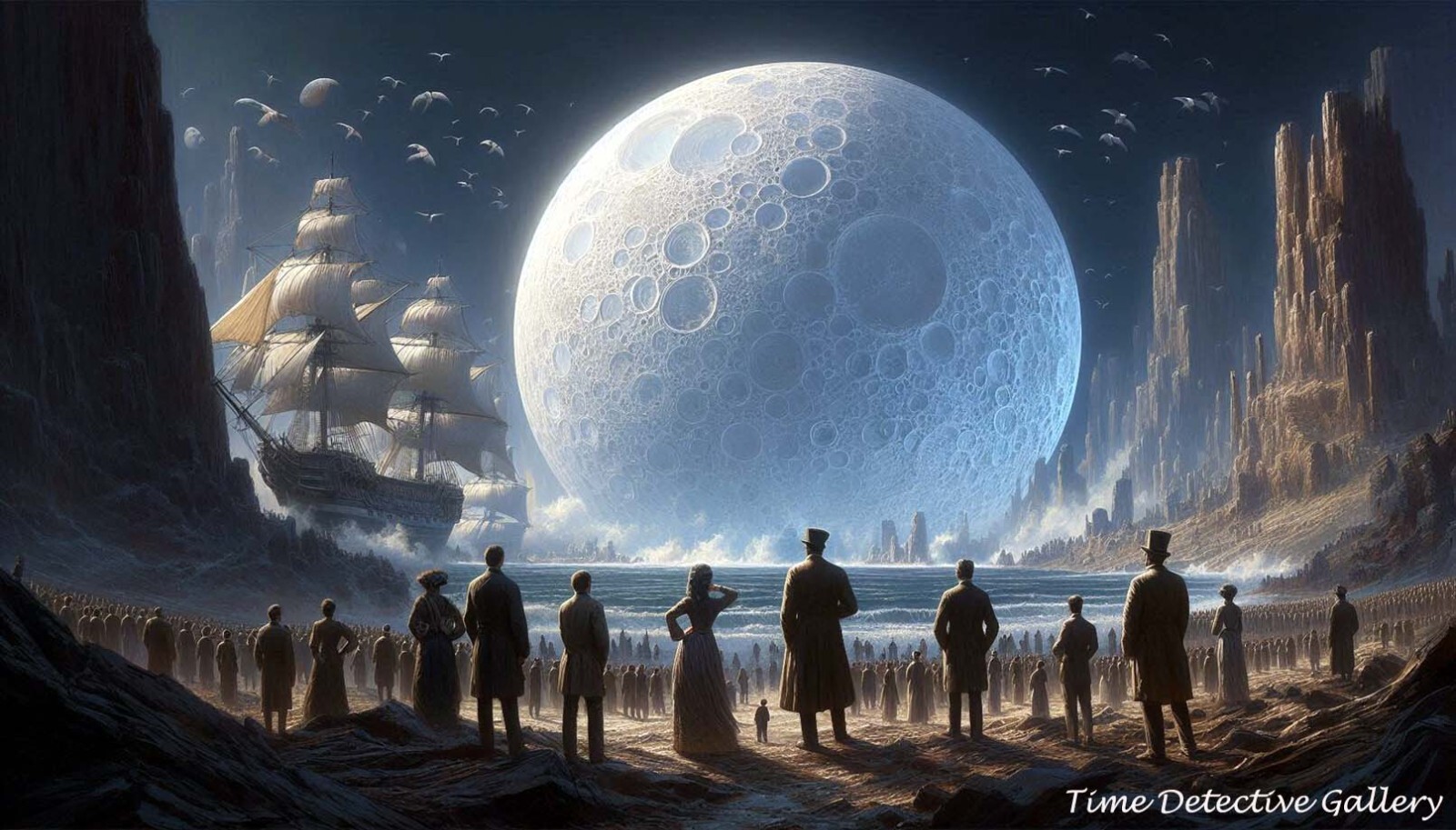 Waiting for the Ships - Limited Edition Fantasy Art Print