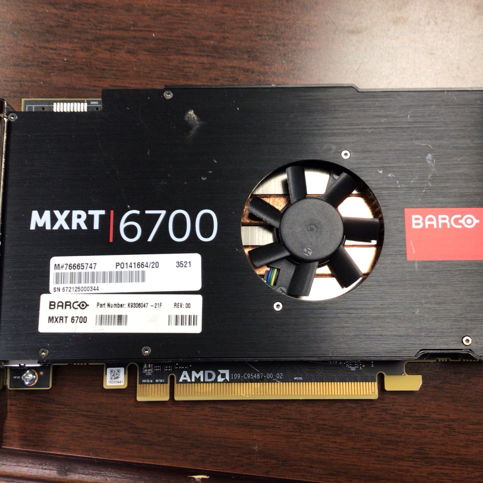 Barco MXRT-6700 8GB GDDR5 Graphics Card - K9306047