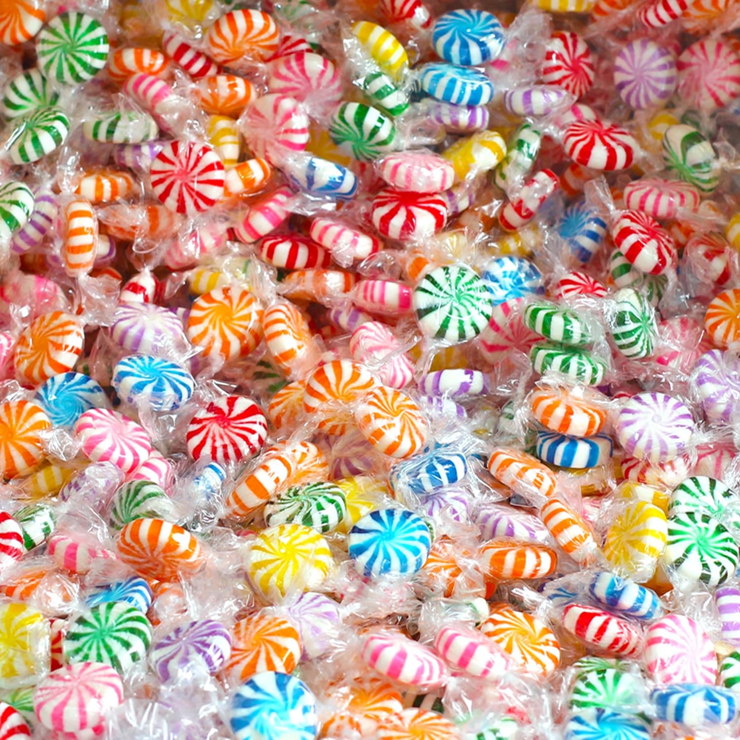 Fruit-Flavored Starlight Hard Candy, 5 lb, Assorted Wrapped Sweets