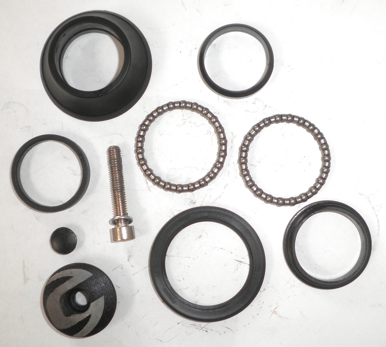 CANNONDALE BLACK BICYCLE 1 1/8" HEAD-SET & GYRO CAP BIKE PARTS 229-2