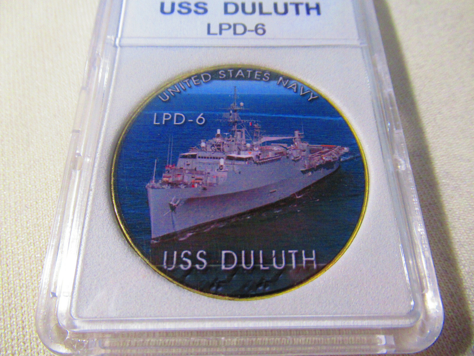 US NAVY - USS DULUTH (LPD-6) Challenge Coin