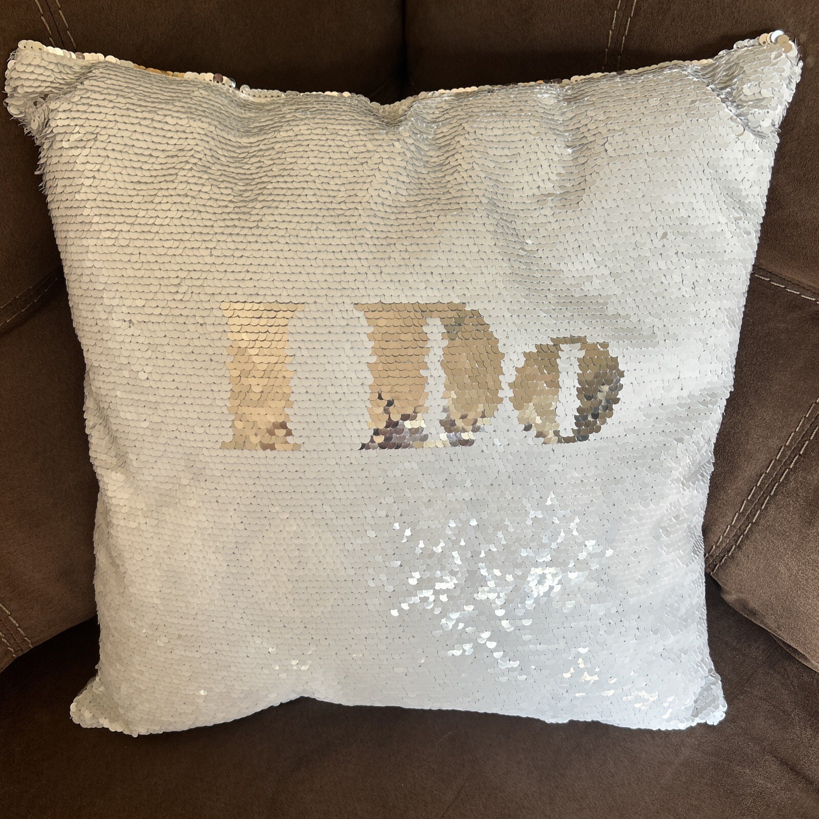 Decorative Wedding Pillow “I DO, WE DID” Transparently *Free Shipping