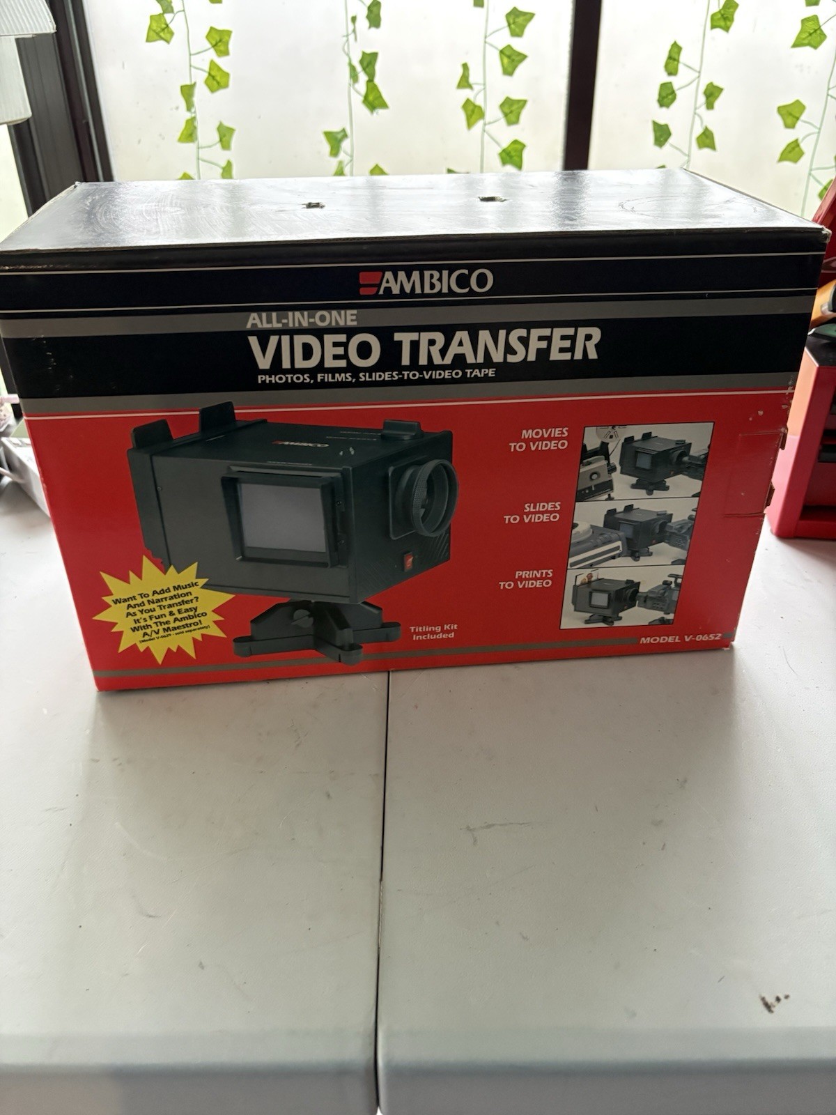 Ambico All-in-One Video Transfer Photos Films Slides to Video - Mod V-0652