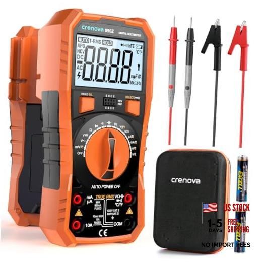 890Z Digital Multimeter 6000-Count TRMS 1000VDC/750VAC Auto-Ranging |