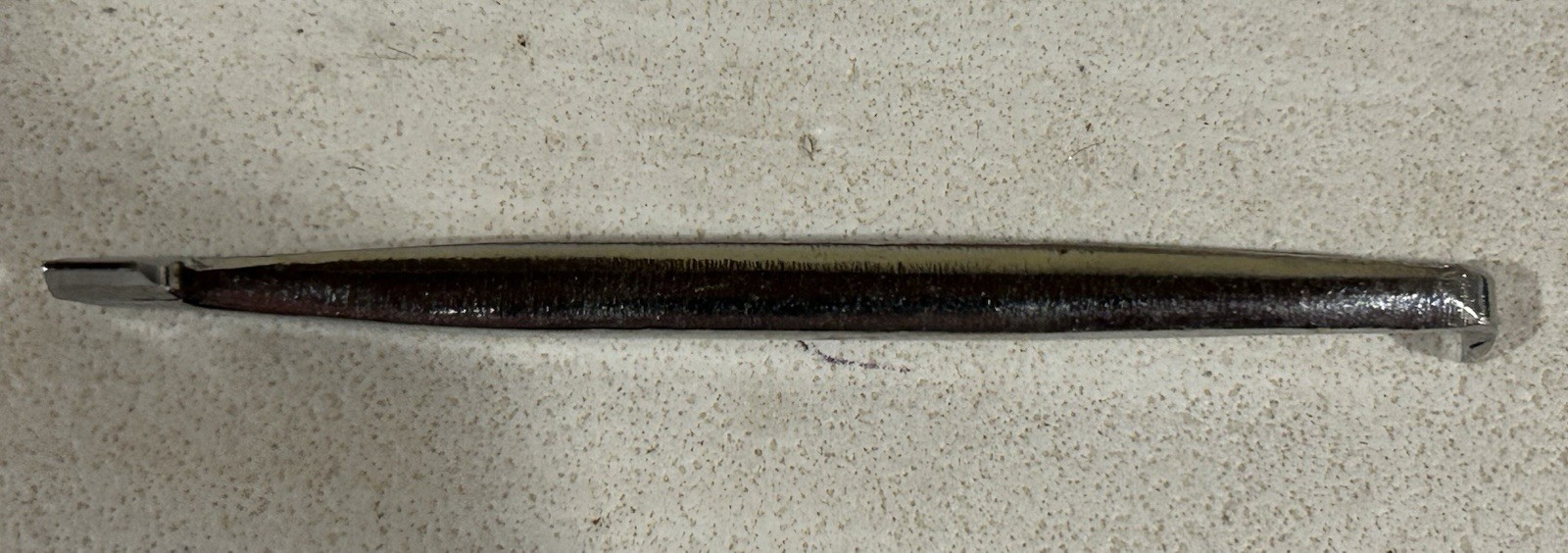 VINTAGE NOS. Snap-On 020 Offset 4" Long Flat Tip Chrome Screwdriver