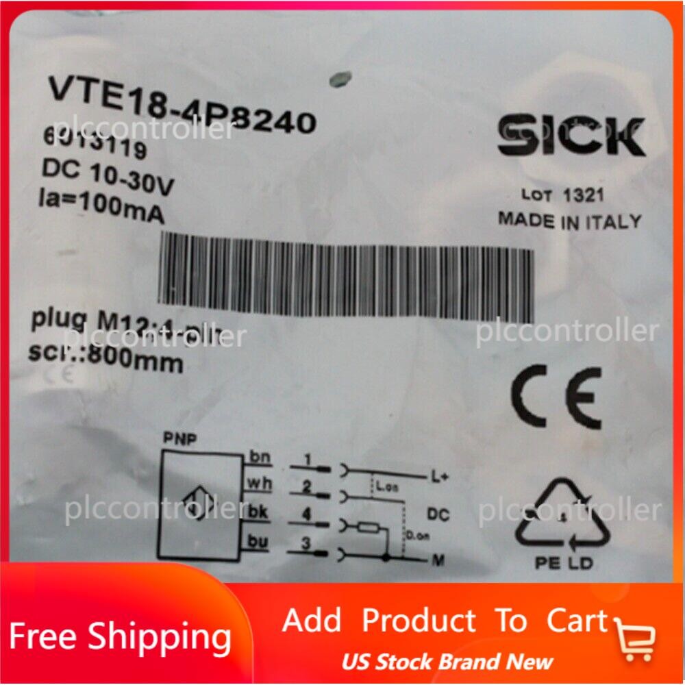 US FREE TAX  Sick VTE18-4P8240 VTE184P8240 6013119 Photoelectric