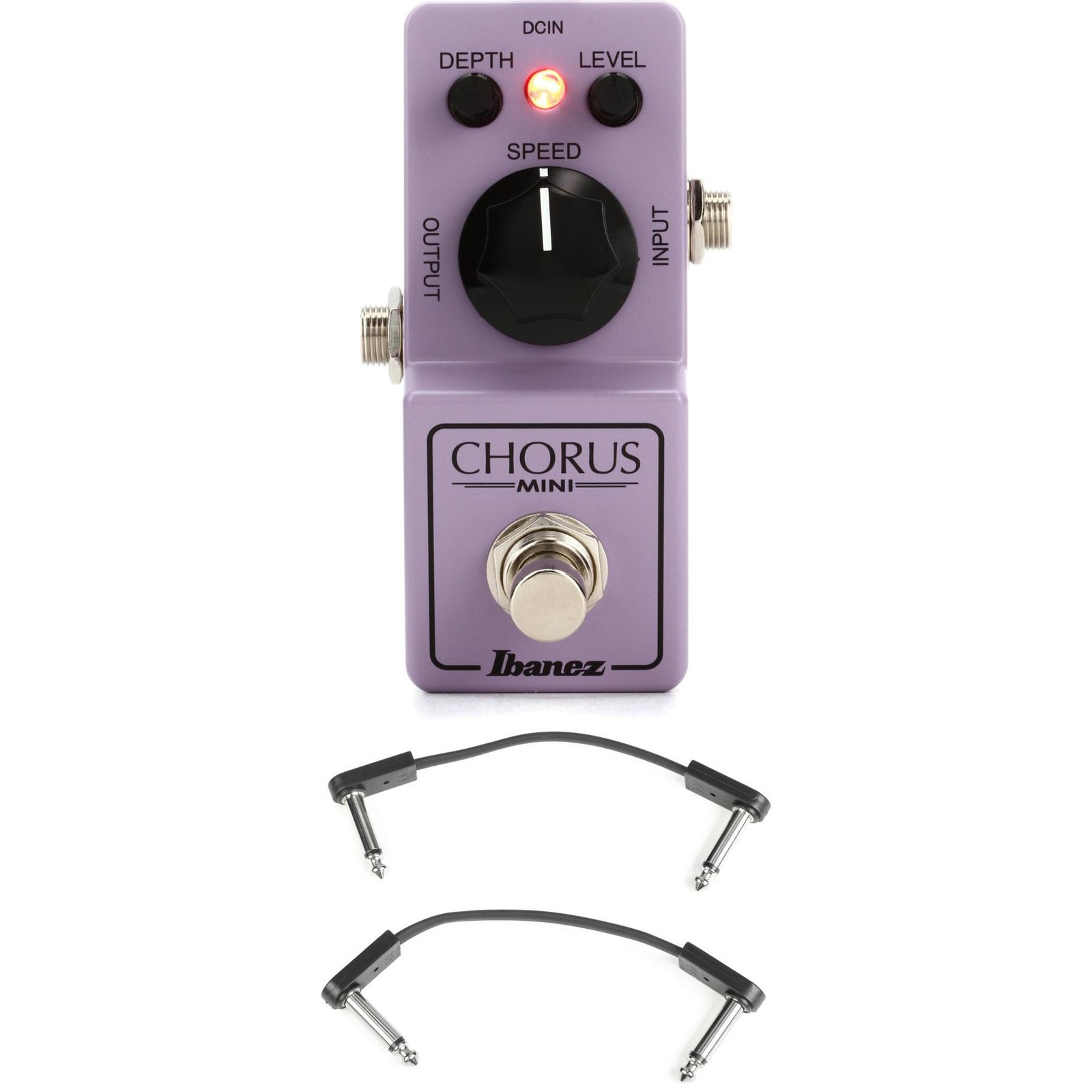Ibanez Chorus Mini Pedal with EBS Patch Cables