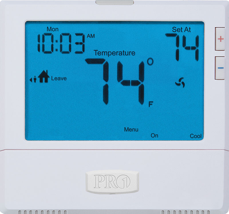 Case of (10) T805 PRO1 IAQ Single Stage Thermostat 7 Day or Non-Programmable