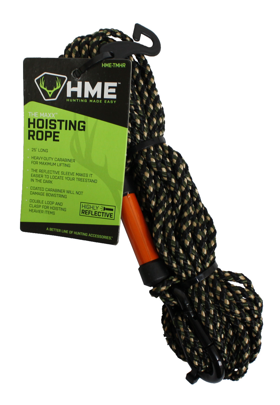@NEW@ HME "The Maxx" Hoisting Rope! bow hunting hoist 25' reflective line