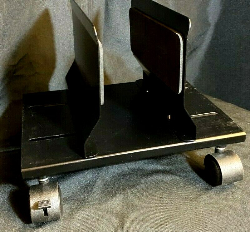 Gaming Console Computer Cart BLACK WITH CASTERS NIB