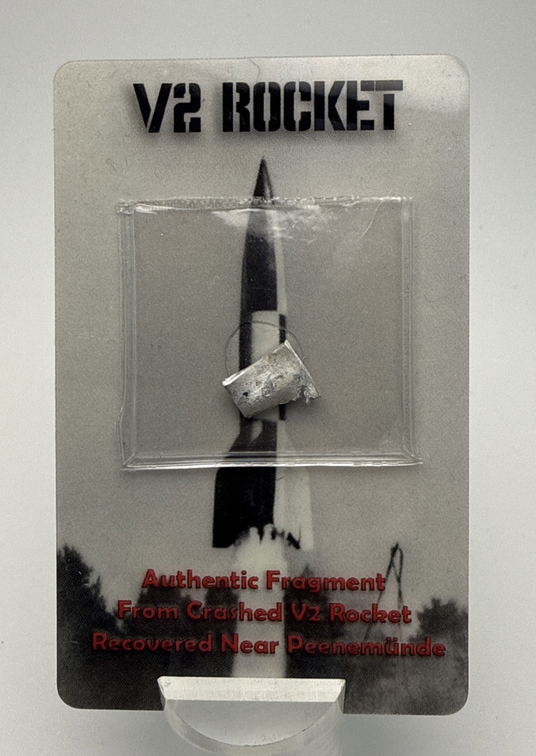Authentic Fragment From Crashed Nazi German V2 Rocket Recovered Near Peenemunde
