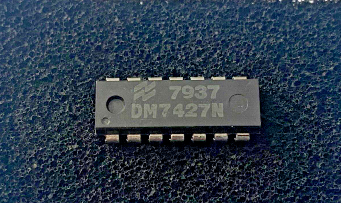 National DM7427N 3-ch, 3-input bipolar NOR gates Integrated Circuit