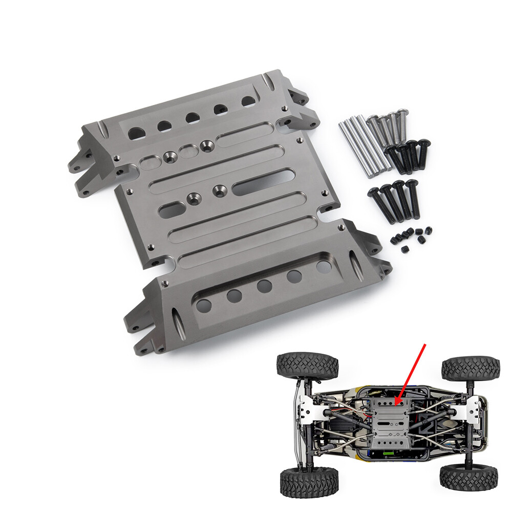 Metal Skid Plate Titanium For Axial Wraith 90018 90048 1/10 Scale Crawler Parts