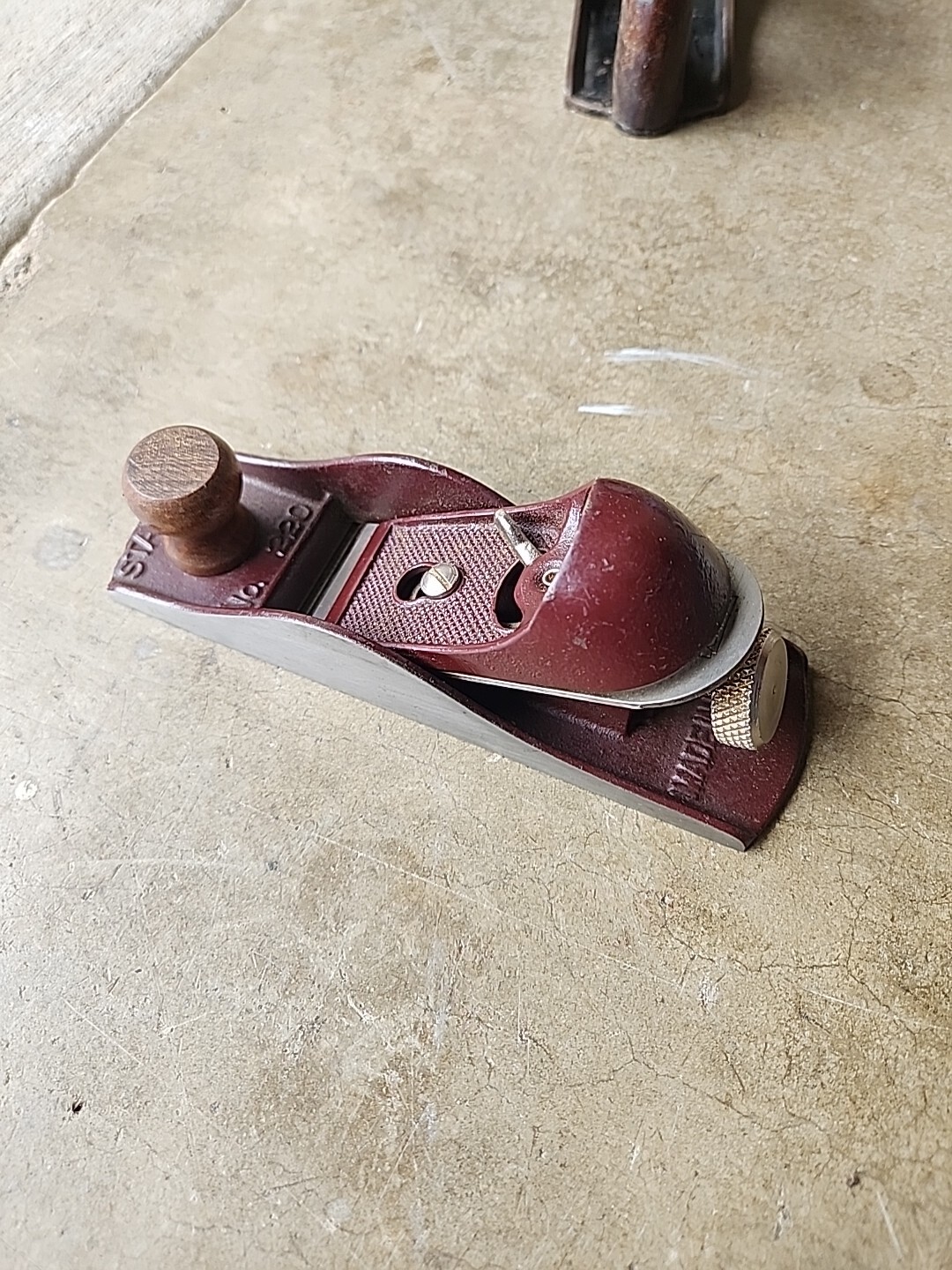 Vintage STANLEY No 220 Block Plane in original Condition USA