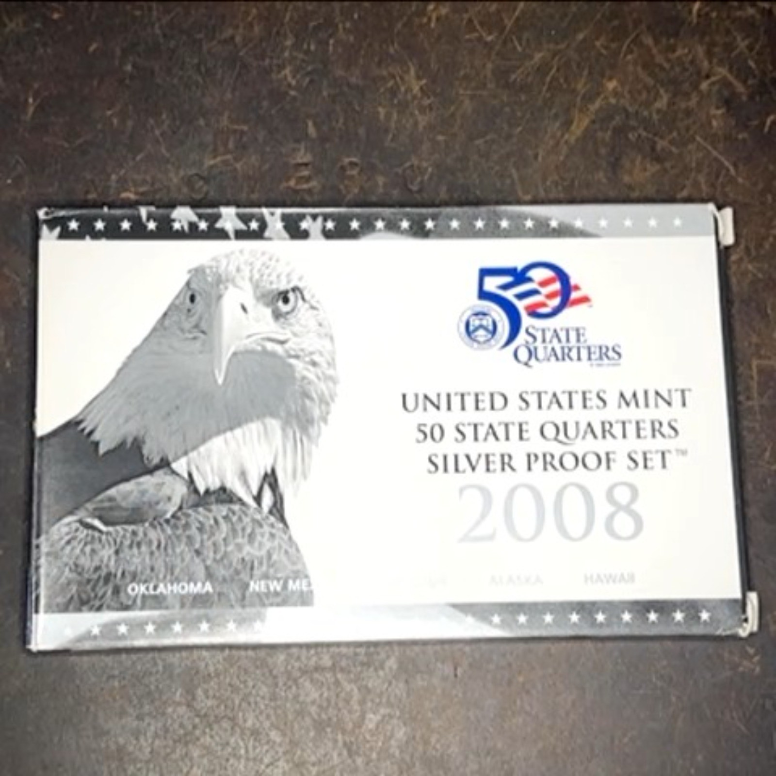 2005 Silver Proof State Quarter Set in OGP