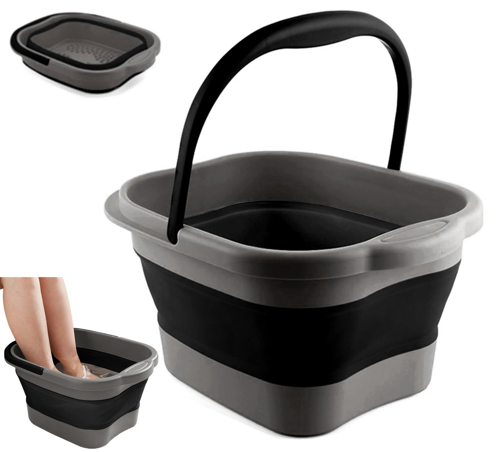 DoroSun 15L (4 Gallon)(for feet lenght under 9.5 inches）, Grey/Black