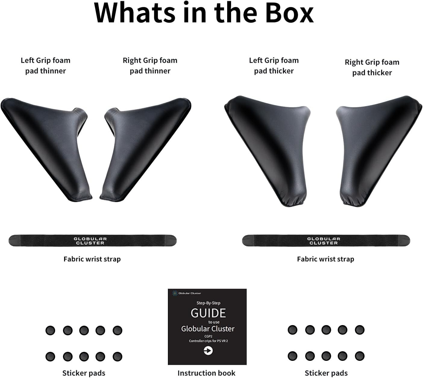 Comfortable Controller Grips Compatible with PSVR2 Motion-Sensing Controllers