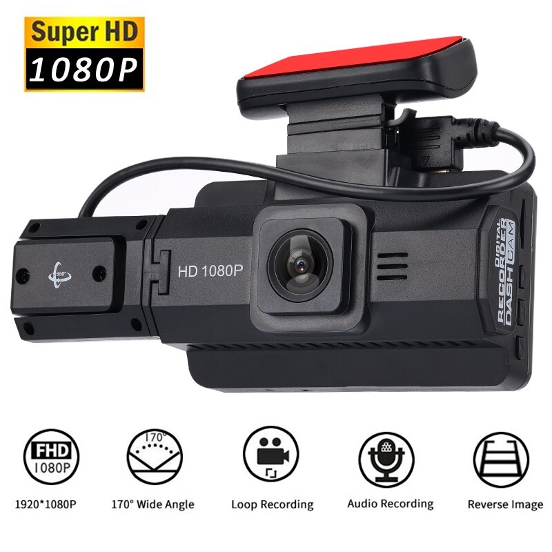 3inch Dash Cam Car DVR Driving Recorder Front Inside Camera Night Vision 170°