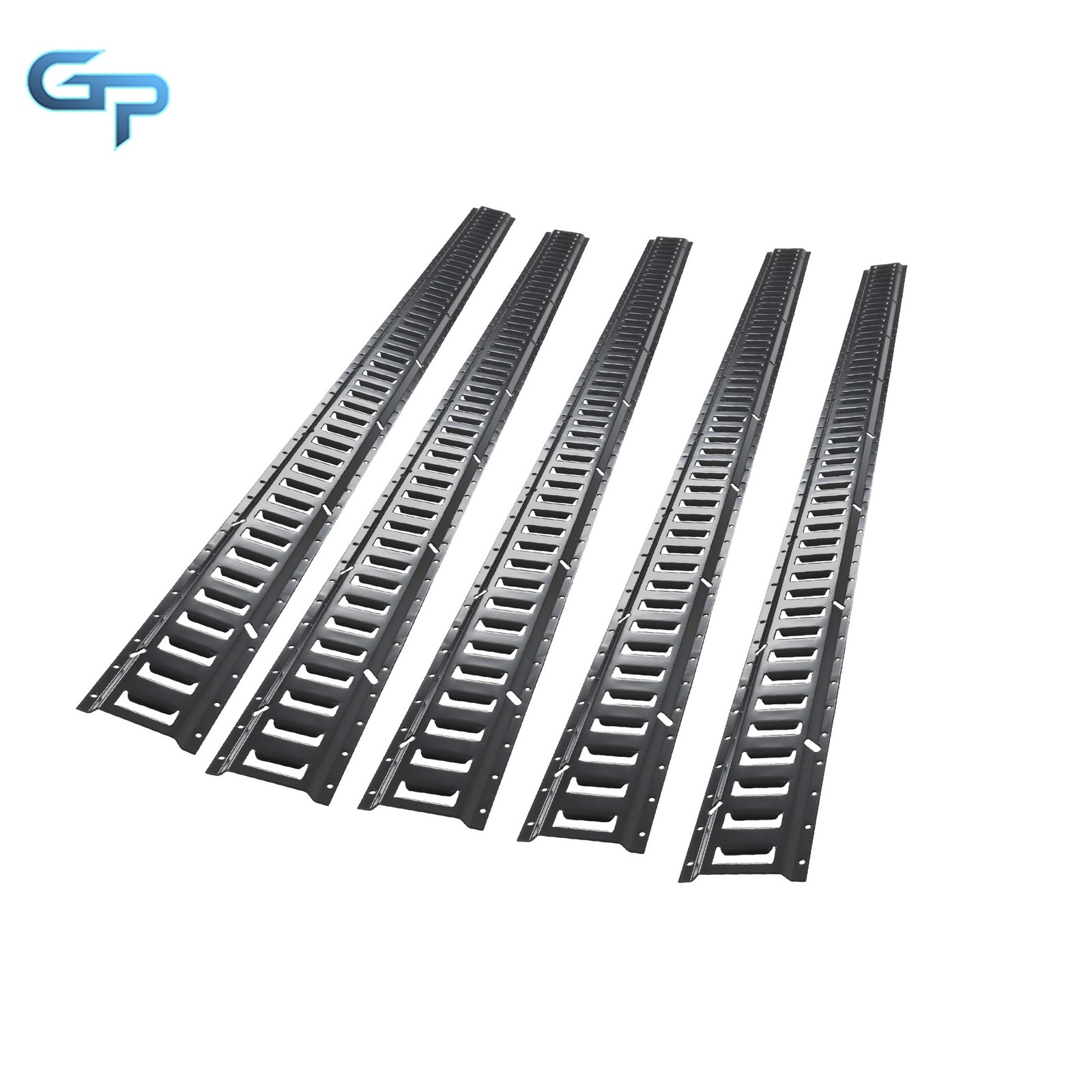 5PK 8ft Track Tie Down Rail Kit For Garages Vans Trailers Tie Downs