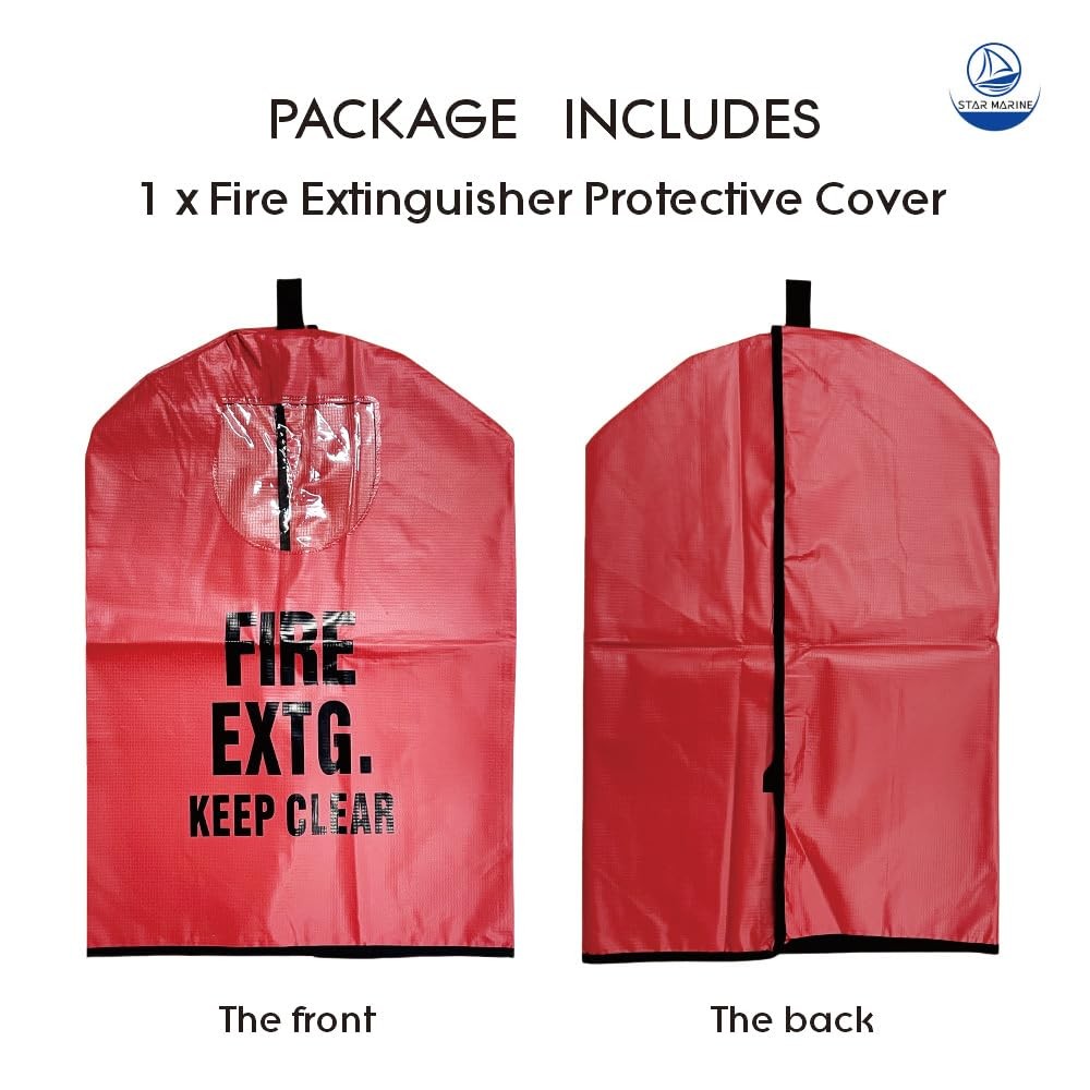 Heavy Duty Fire Extinguisher Cover with Window - Fire Protective Sleeve from ...