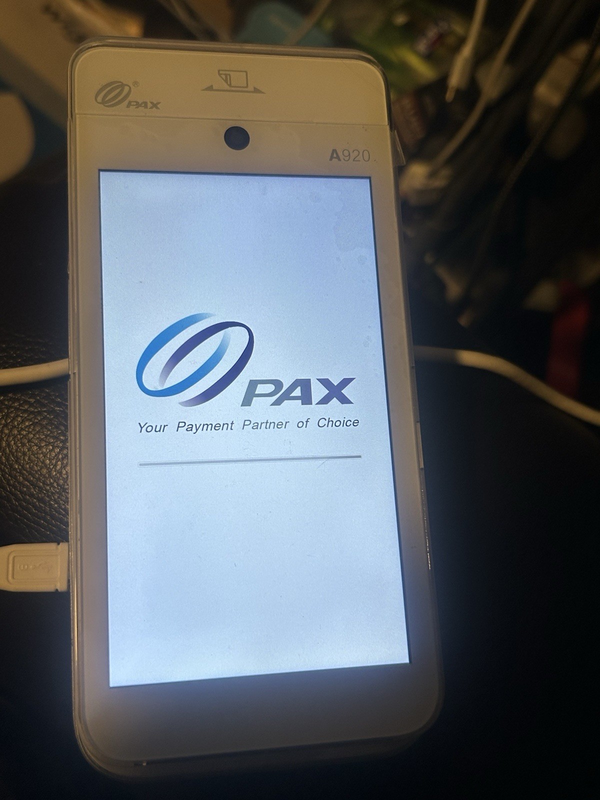PAX A920 5" Touchscreen Thermal Printer Dual Camera Mobile Payment Terminal.