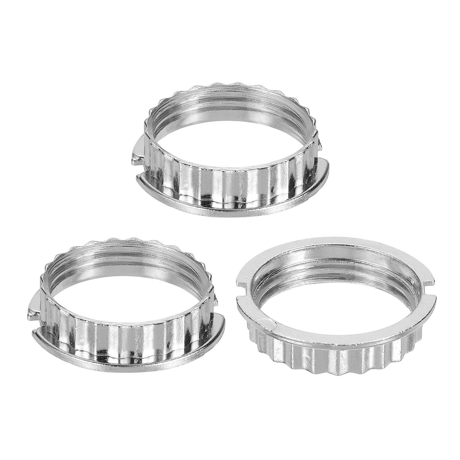 3 Pcs G9 Light Socket Rings Metal for 1-1/16in Thread Diameter G9 Socket(Big)