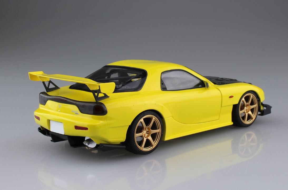 Aoshima 1/24 INITIAL D TAKAHASHI KEISUKE FD3S RX-7 PROJECT D Plastic Model Kit