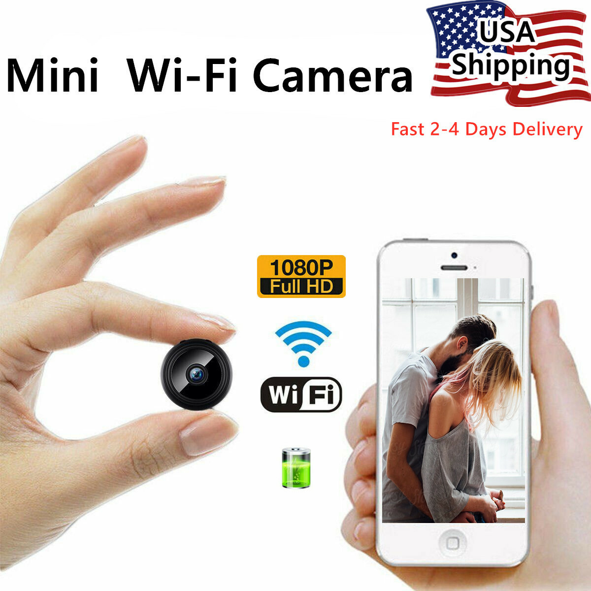 HD 1080P Mini Wi-Fi Camera Home Security  DVR Cam