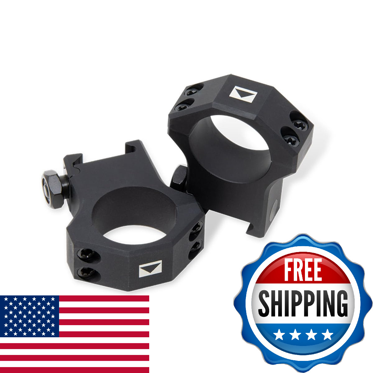Steiner T-Series Scope Rings 34Mm Diameter High 1.25 Black