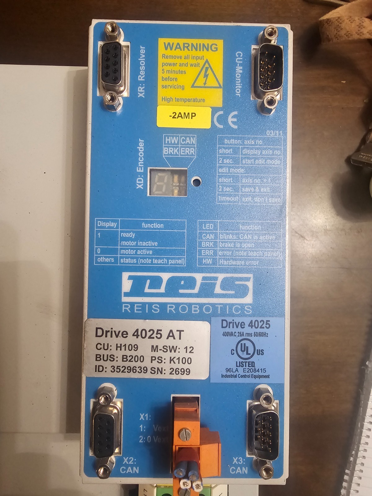 Reis Robot Drive 4025 AT