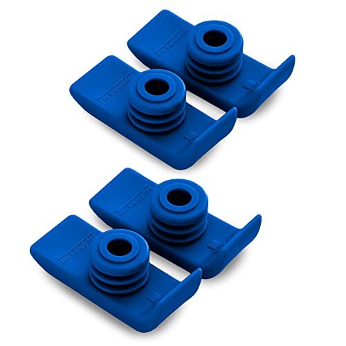 Walker Ski Glider Feet Slider with Curved Tips, 4 Pcs