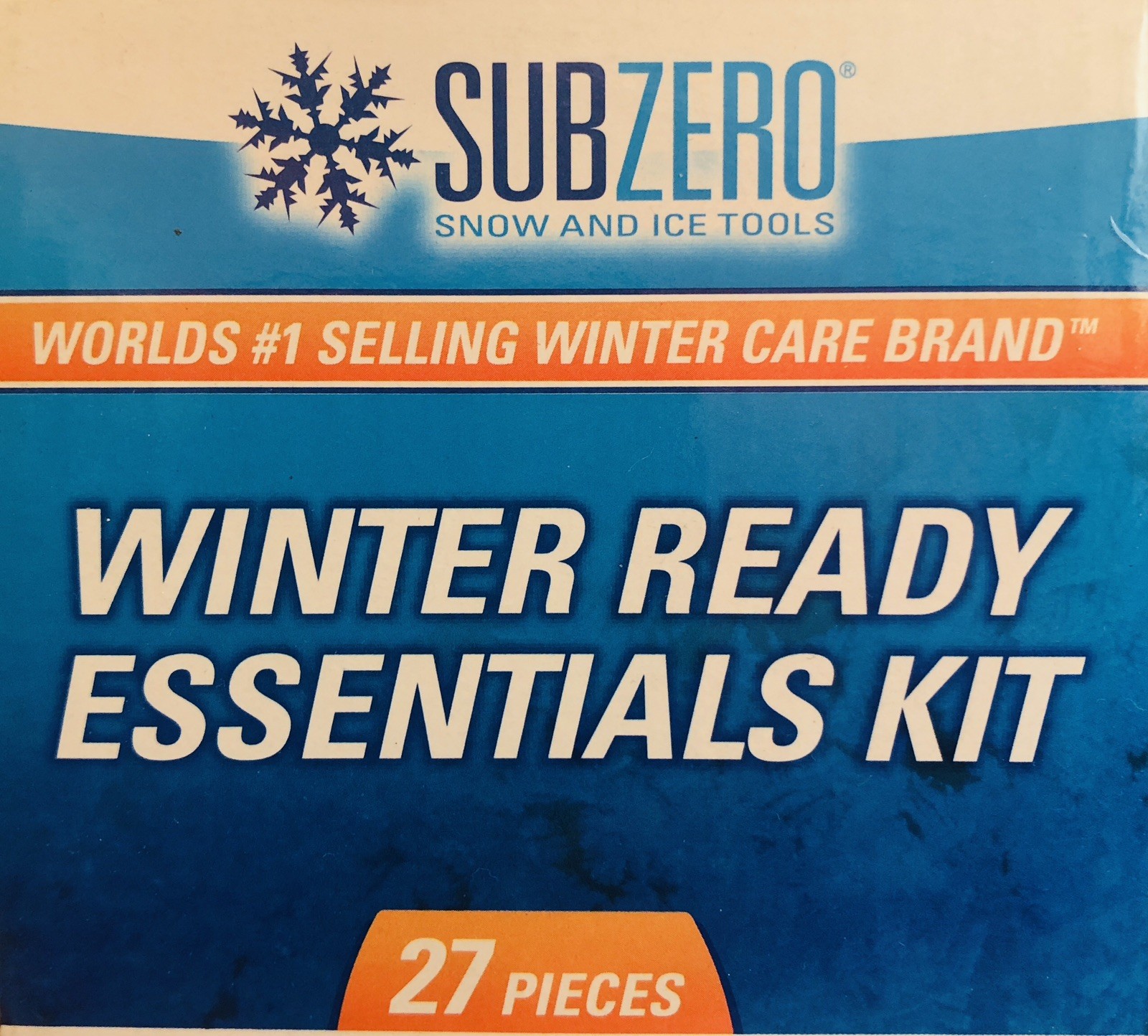 Subzero Winter Ready Auto Emergency Road Travel Essentials Kit 27 Pieces