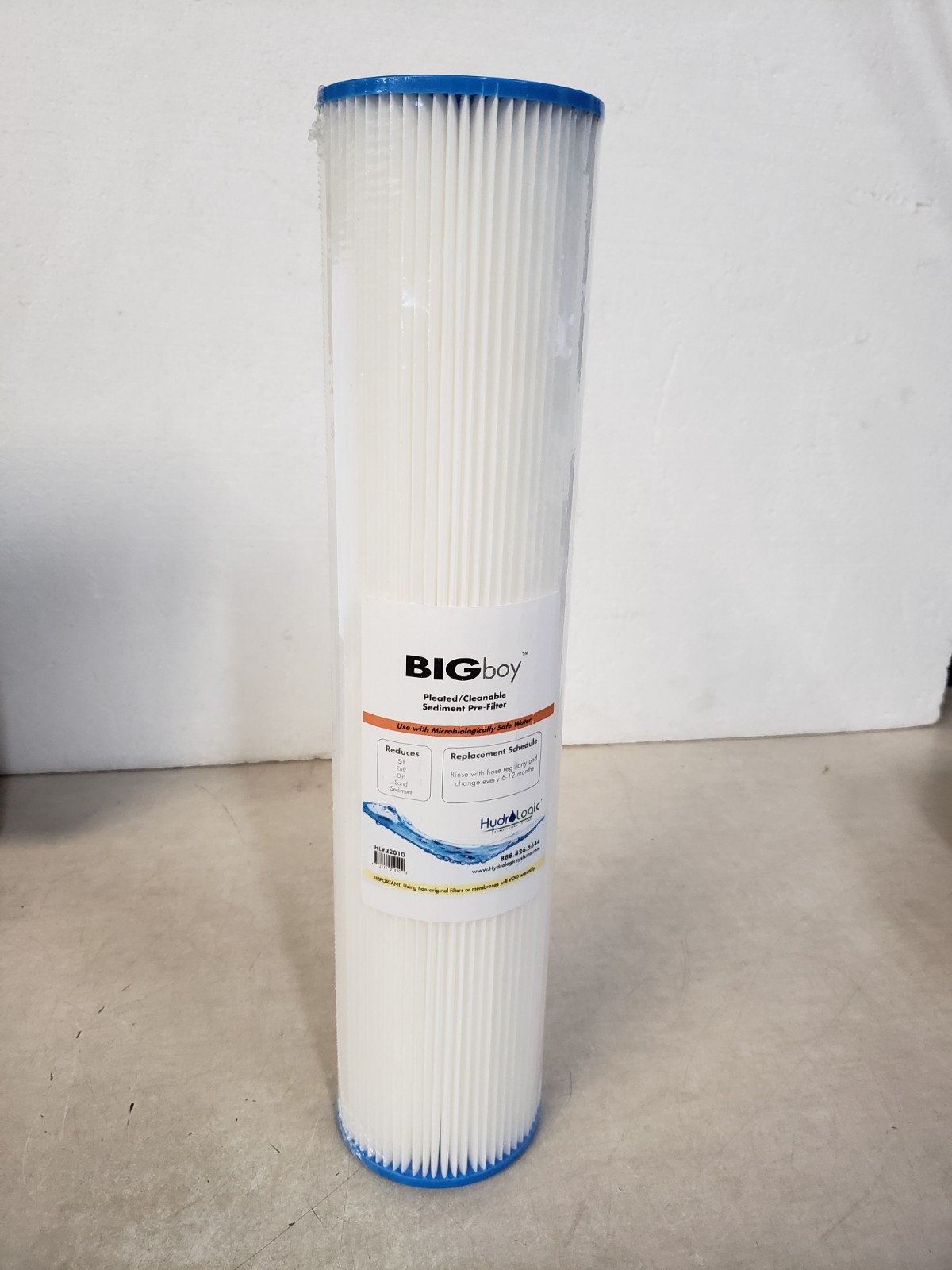 Hydro-Logic 22010 20-Inch by 4.5-Inch Big Boy Sediment Filter
