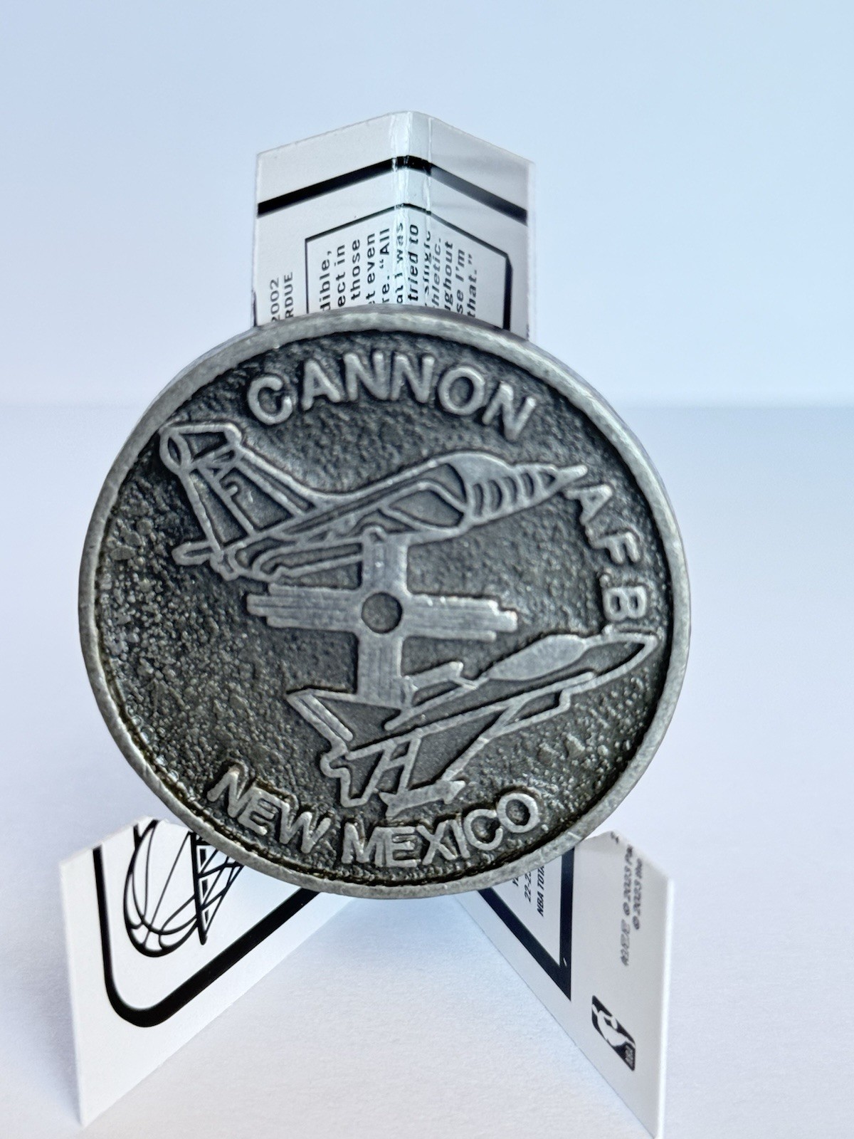 Challenge Coin USAF 27th Fighter Wing Cannon AFB NM Commander
