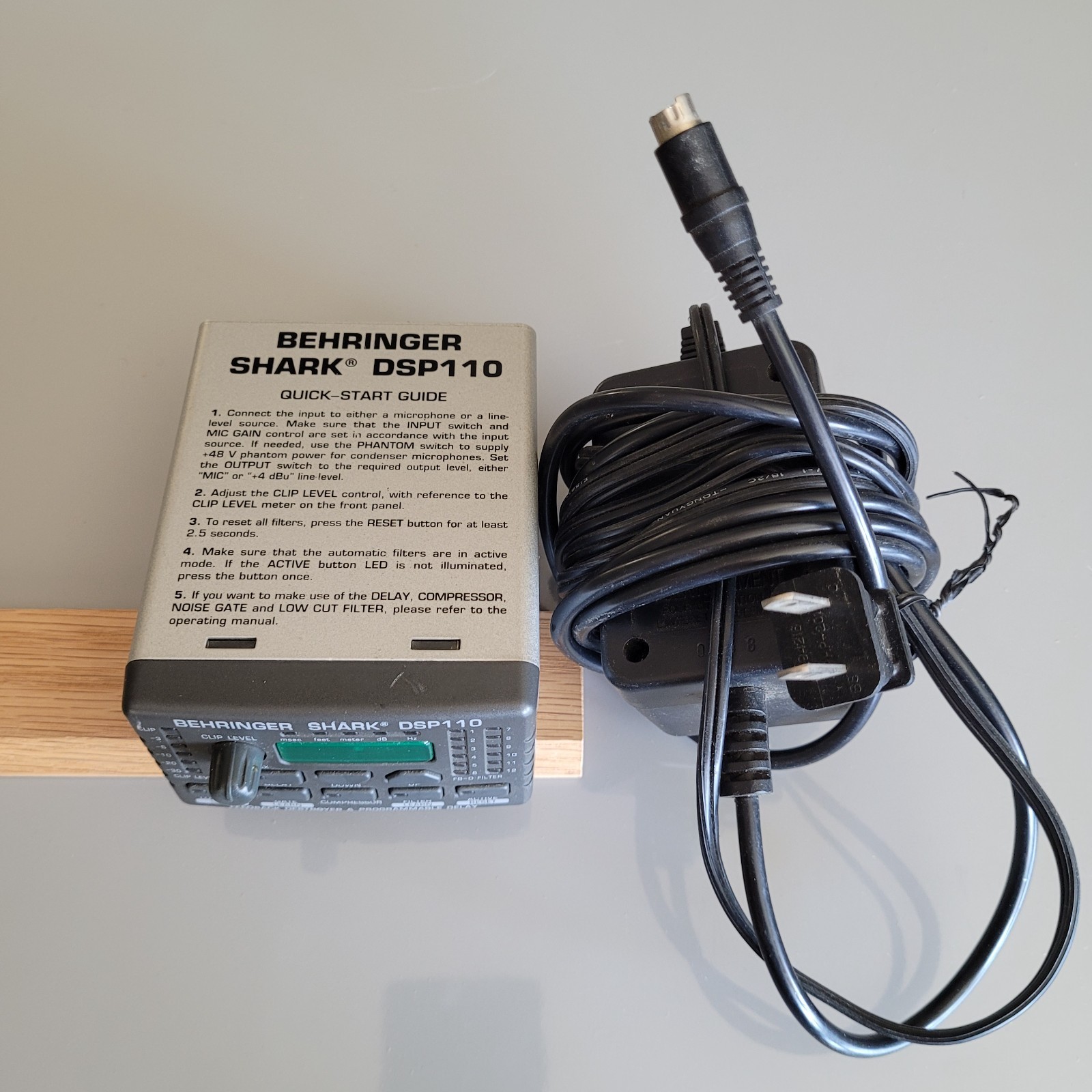 Behringer SHARK DSP110 with Power Supply
