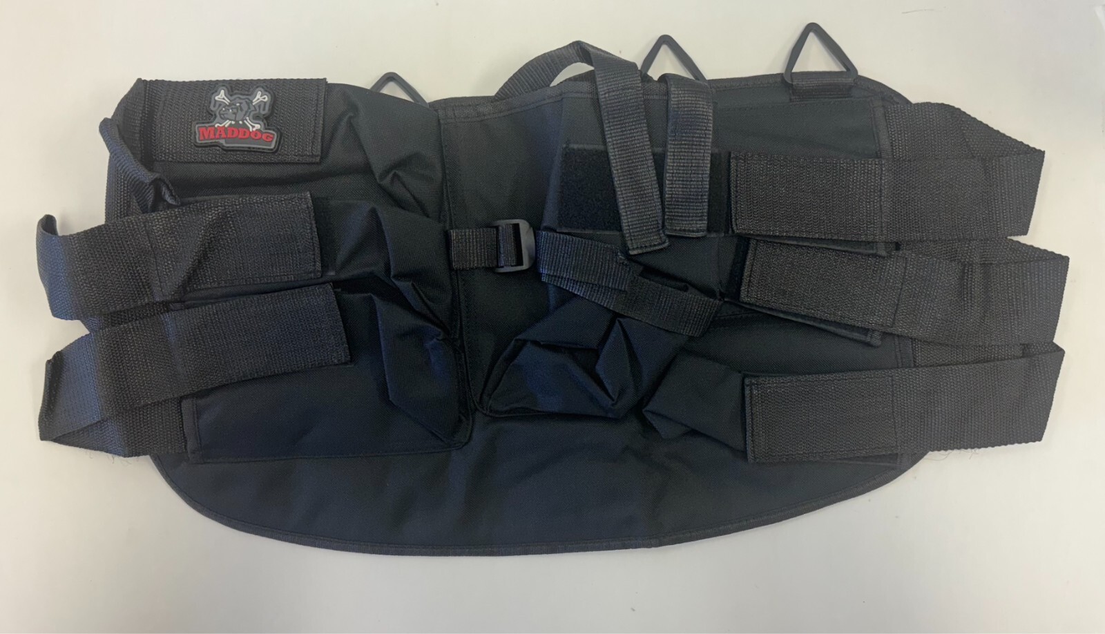 Maddog 6+1 Horizontal Paintball Pod Holder Black Harness NEW!