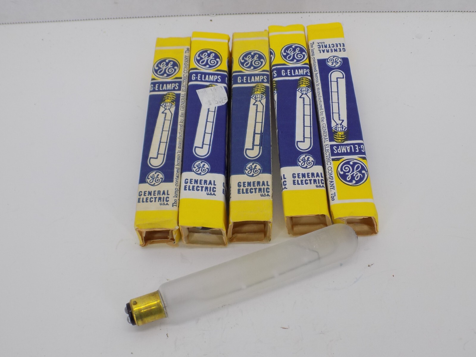 LOT OF 5 NEW GE FG648-X 120 volt 20 watt Frosted Lamp Tube