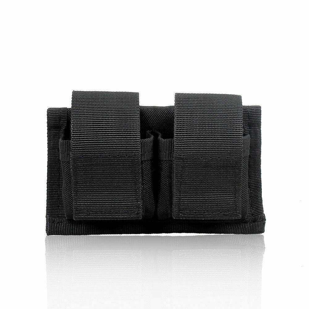 Universal Double Speedloader Belt Pouch Tactical Revolver Loader Storage Holder
