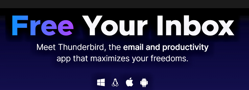Thunderbird Email and Chat Client - Windows/MacOS - DVD