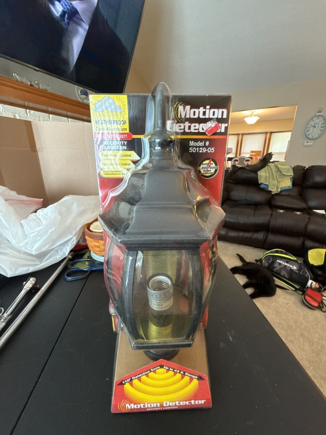 TSI Prime Motion Detector Security Lantern Model 50129-05