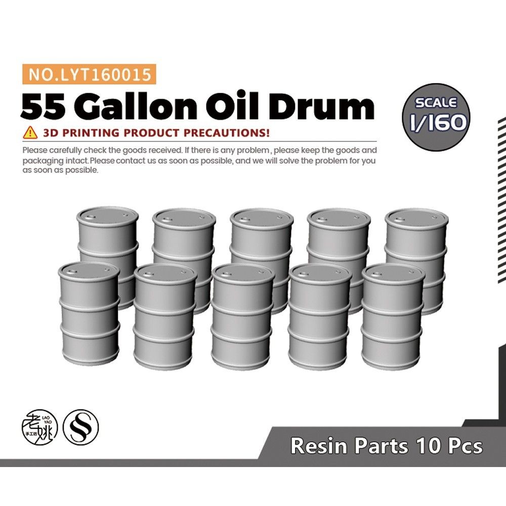 N Scale  Road Accessory Props Display 55 Gallon Oil Drum Barrels