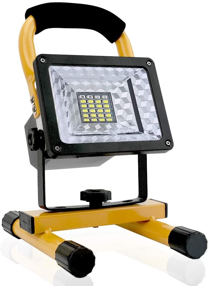 Projecteur Portable LED Work Light, Waterproof, Adjustable (White)