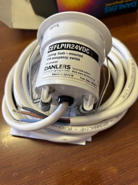 DANLERS CEFLPIR24VDC - PIR OCCUPANCY SWITCH -CEILING FLUSH