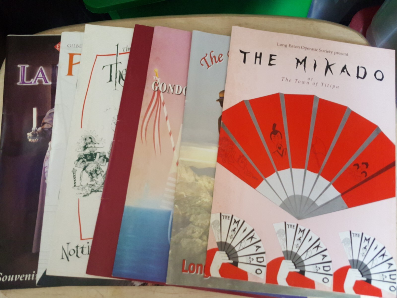 7 mixed Opera/Operetta Programmes (see details and photos)