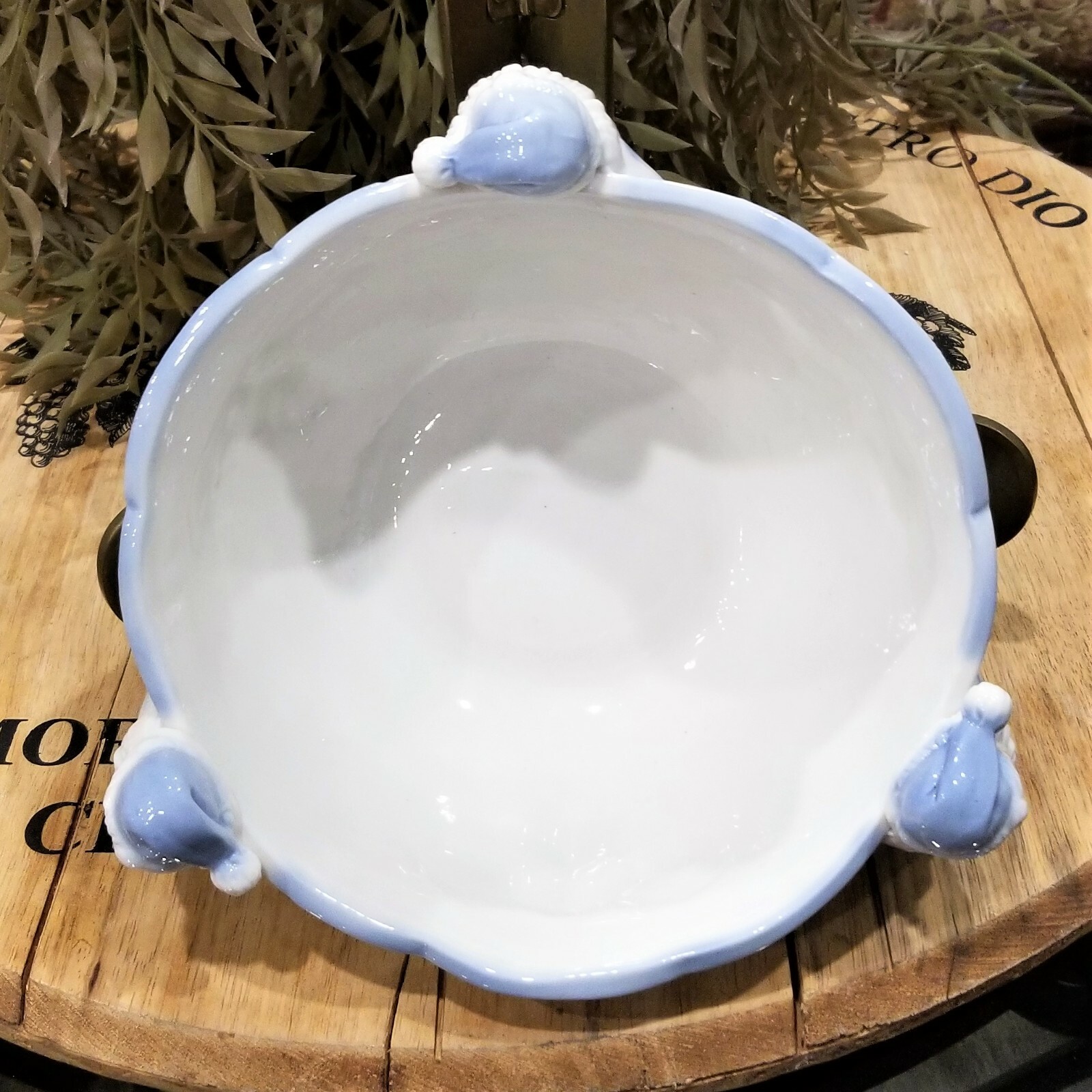 Vintage Ceramic SANTA Bowl