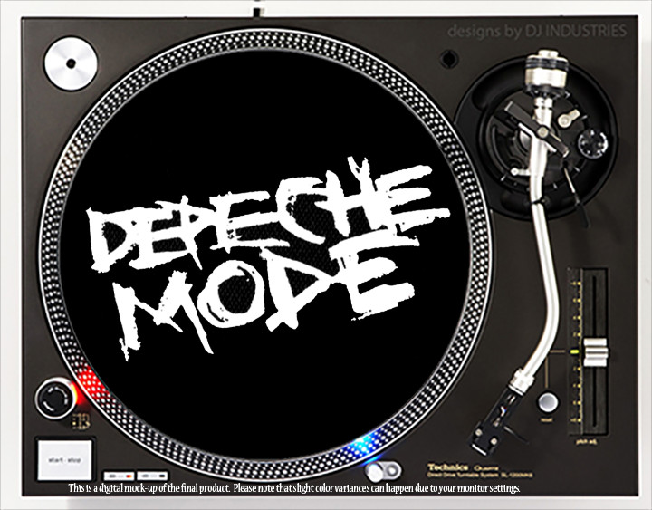 Depeche Mode - 7"-12" DJ slipmat for LP turntable record player
